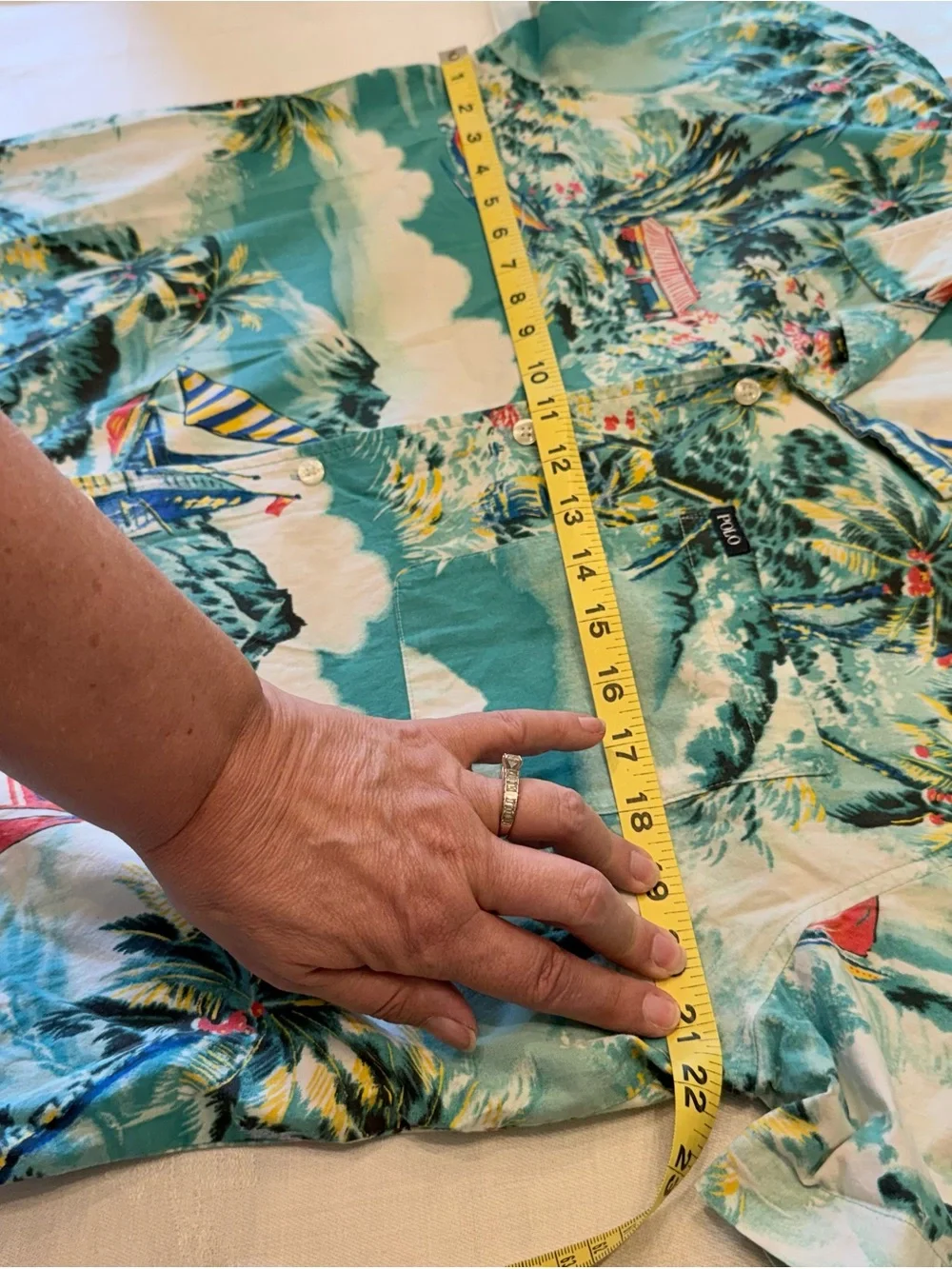 Polo Ralph Lauren Aloha Camp Button Down Shirt Men's Medium Hawaiian Tropical /F